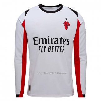 2ª Camiseta AC Milan Manga Larga 2025-2026