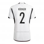 1ª Camiseta Alemania Jugador Rudiger 2022