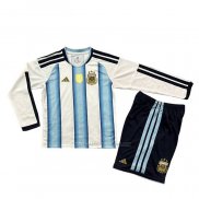 1ª Camiseta Argentina Manga Larga Nino 2026