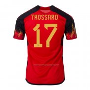 1ª Camiseta Belgica Jugador Trossard 2022