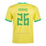 1ª Camiseta Brasil Jugador Rodrygo 2022