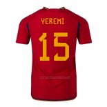 1ª Camiseta Espana Jugador Yeremi 2022