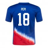 2ª Camiseta Estados Unidos Jugador Pepi 2024
