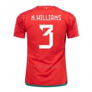 1ª Camiseta Gales Jugador N.Williams 2022