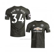 2ª Camiseta Manchester United Jugador Van De Beek 2020-2021