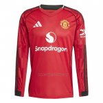 1ª Camiseta Manchester United Manga Larga 2025-2026