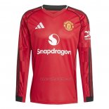 1ª Camiseta Manchester United Manga Larga 2025-2026