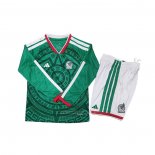 1ª Camiseta Mexico Manga Larga Nino 2026