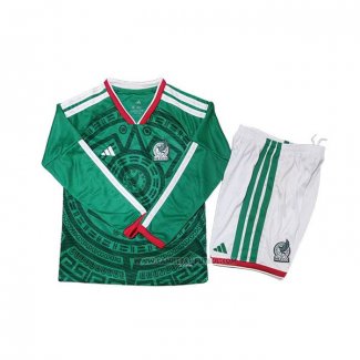 1ª Camiseta Mexico Manga Larga Nino 2026