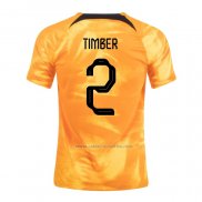 1ª Camiseta Paises Bajos Jugador Timber 2022