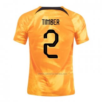 1ª Camiseta Paises Bajos Jugador Timber 2022