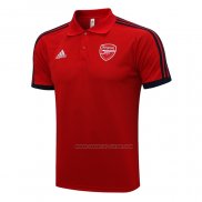 Camiseta Polo del Arsenal 2021-2022 Rojo