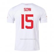 2ª Camiseta Suiza Jugador Sow 2022