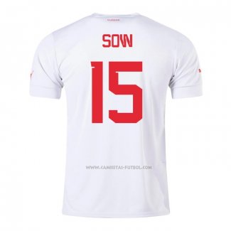 2ª Camiseta Suiza Jugador Sow 2022