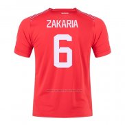 1ª Camiseta Suiza Jugador Zakaria 2022