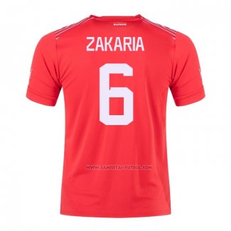 1ª Camiseta Suiza Jugador Zakaria 2022