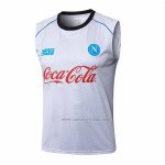 Camiseta de Entrenamiento Napoli Sin Mangas 2025-2026 Blanco