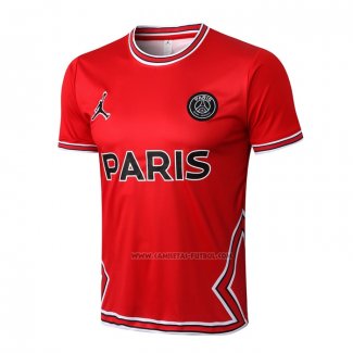 Camiseta de Entrenamiento Paris Saint-Germain Jordan 2022-2023 Rojo