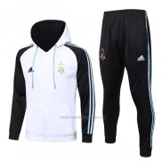 Chandal con Capucha del Argentina 2022-2023 Blanco