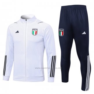 Chandal de Chaqueta del Italia Nino 2023-2024 Blanco