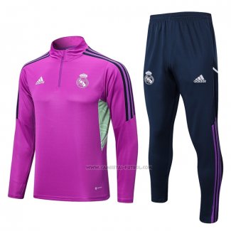 Chandal de Sudadera del Real Madrid 2022-2023 Purpura