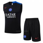 Chandal del Paris Saint-Germain Sin Mangas 2025-2026 Negro