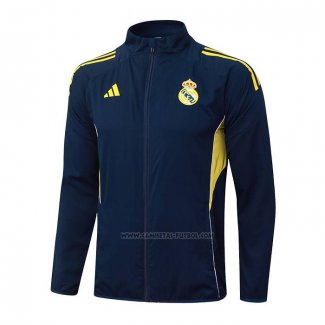 Chaqueta del Real Madrid 2025-2026 Azul Amarillo