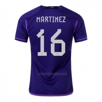 2ª Camiseta Argentina Jugador Martinez 2022