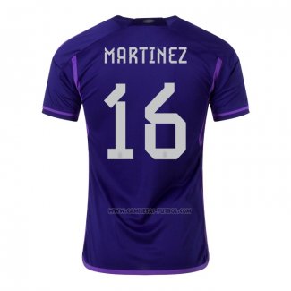 2ª Camiseta Argentina Jugador Martinez 2022