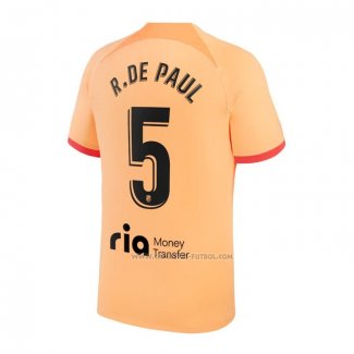 3ª Camiseta Atletico Madrid Jugador R.De Paul 2022-2023