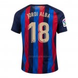 1ª Camiseta Barcelona Jugador Jordi Alba 2022-2023