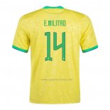 1ª Camiseta Brasil Jugador E.Militao 2022