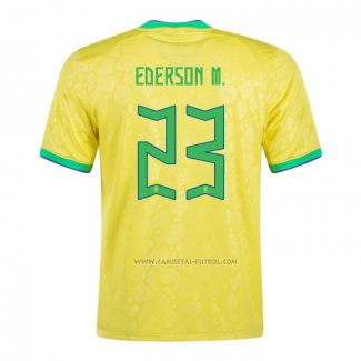 1ª Camiseta Brasil Jugador Ederson M. 2022