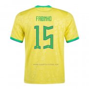 1ª Camiseta Brasil Jugador Fabinho 2022