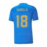 1ª Camiseta Italia Jugador Barella 2022