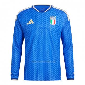 1ª Camiseta Italia Manga Larga 2026