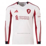 2ª Camiseta Liverpool Manga Larga 2025-2026