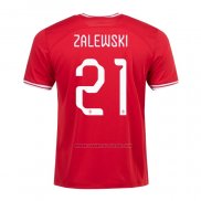 2ª Camiseta Polonia Jugador Zalewski 2022