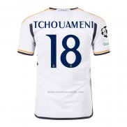 1ª Camiseta Real Madrid Jugador Tchouameni 2023-2024