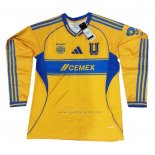 1ª Camiseta Tigres UANL Manga Larga 2025-2026
