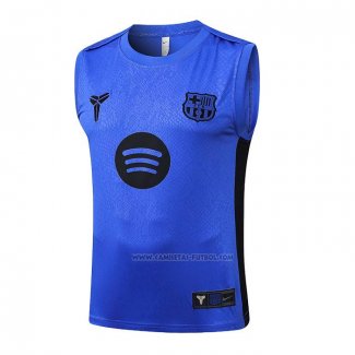 Camiseta de Entrenamiento Barcelona Sin Mangas 2025-2026 Azul Purpura