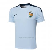 Camiseta de Entrenamiento Francia 2024-2025 Azul Claro