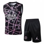 Chandal del Paris Saint-Germain Sin Mangas 2025-2026 Negro Rosa