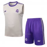 Chandal del Real Madrid Sin Mangas 2025-2026 Amarillo