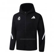Chaqueta con Capucha del Real Madrid 2025-2026 Negro