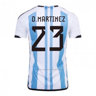 1ª Camiseta Argentina Jugador D.Martinez 2022