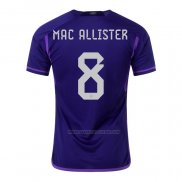 2ª Camiseta Argentina Jugador Mac Allister 2022