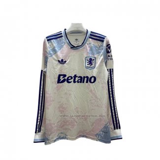 3ª Camiseta Aston Villa Manga Larga 2025-2026