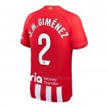 1ª Camiseta Atletico Madrid Jugador J.M.Gimenez 2023-2024