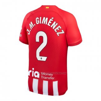 1ª Camiseta Atletico Madrid Jugador J.M.Gimenez 2023-2024